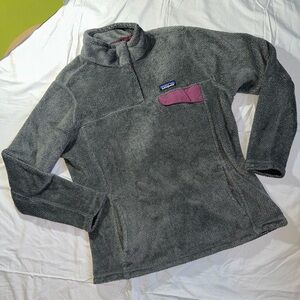 Patagonia Women’s Re-tool Snap T Pullover Used XL Grey